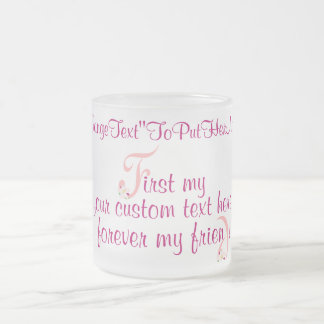 Tasse Givré mugElegance_First mon votre texte fait sur