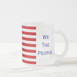 Tasse Givré Musique à drapeau de la citoyenneté américaine