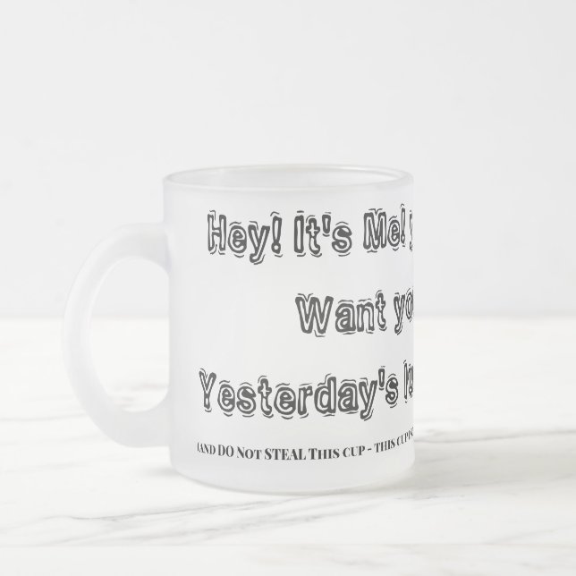 Tasse Givré Musique d'avant (Gauche)