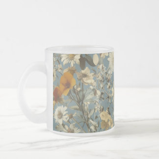 Tasse Givré Musique en verre dépoli