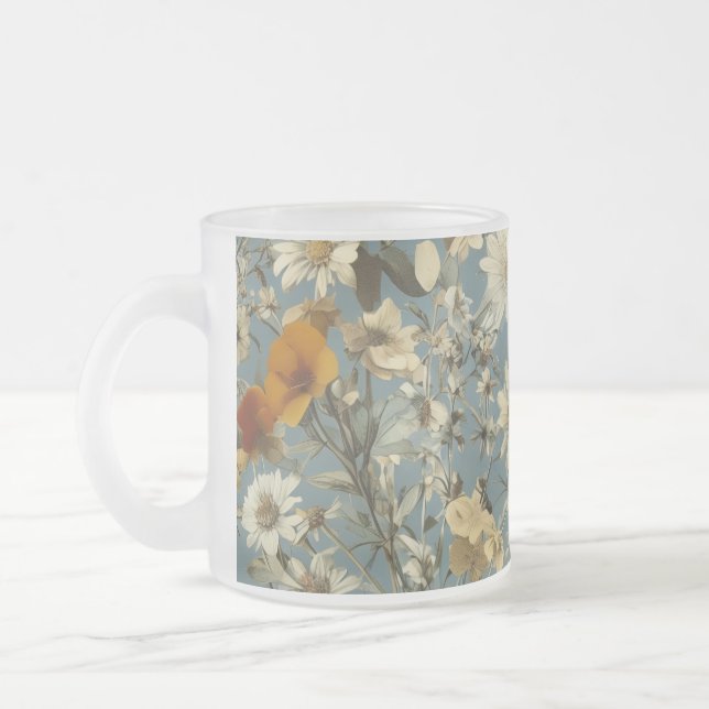 Tasse Givré Musique en verre dépoli (Gauche)