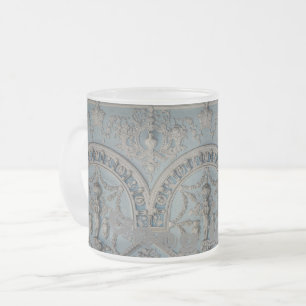Tasse Givré Musique en verre dépoli