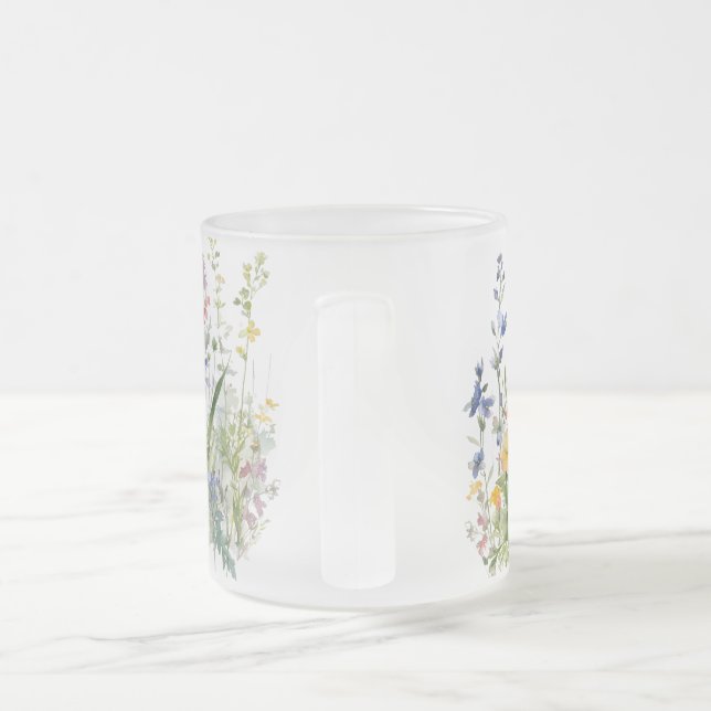 Tasse Givré Musique florale congelée (Poignée)