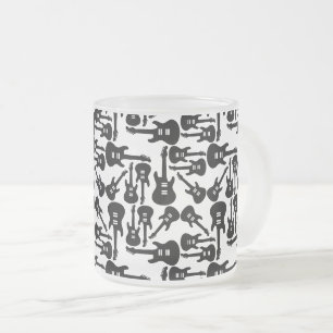 Tasse Givré Musique Motif de guitare électrique sur mesure