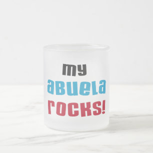 Tasse Givré My Abuela Rocks T-shirts et cadeaux