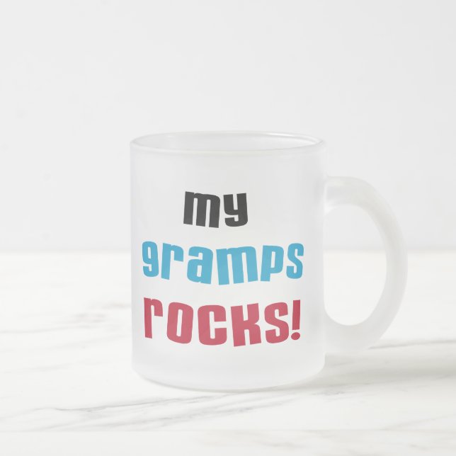 Tasse Givré My Gramps Rocks T-shirts et cadeaux (Droit)