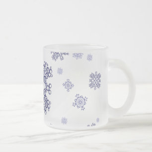 Tasse Givré Neige bleue