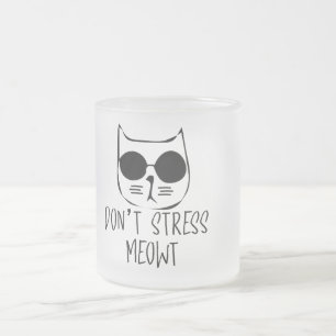 Tasse Givré n'insistez pas sur meow motivation design chat