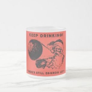 Tasse Givré Noël Eggnog Père Noël