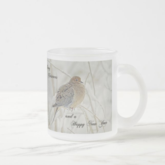 Tasse Givré Noël et Nouvel An - Dove de deuil (Droit)