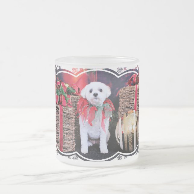 Tasse Givré Noël - MaltiPoo - Taz (Centre)