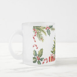 Tasse Givré Noël traditionnel Vintage