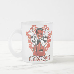 Tasse Givré noir angélique