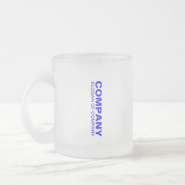Tasse Givré Nom d'entreprise personnalisé et Slogan | Meilleur