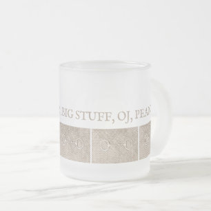 Tasse Givré NOMS DE CHEVAL Equestre Bits Grange Ferme Tan
