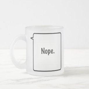 Tasse Givré NOPE Gelé Musique