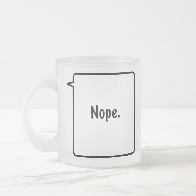 Tasse Givré NOPE Gelé Musique (Gauche)