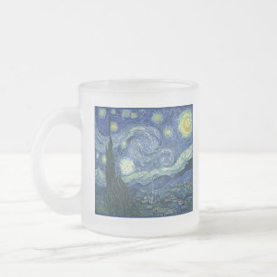 Tasse Givré Nuit étoilée, Étoiles françaises bleues, Vincent V
