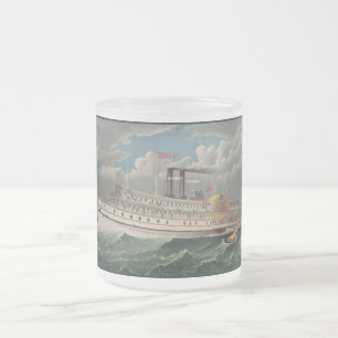 Tasse Givré NY Voyage Grand Paddlewheel Bateau à vapeur Le Pèl