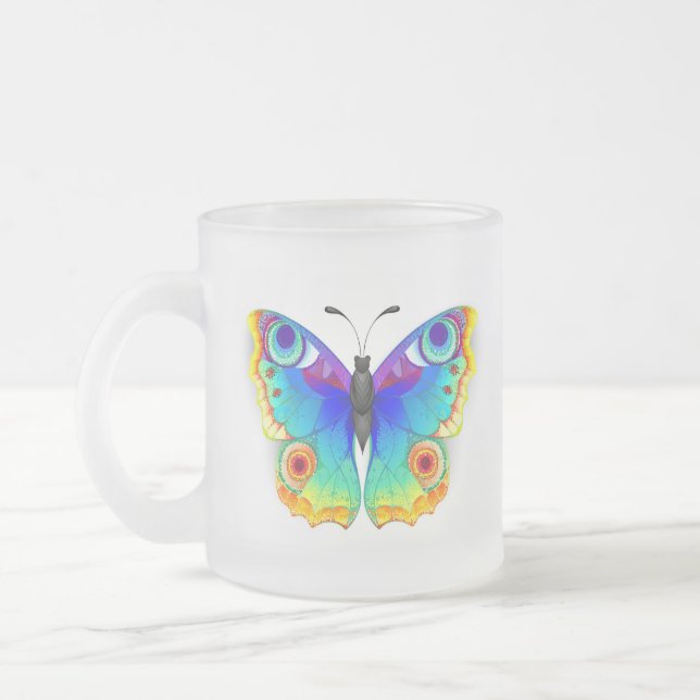 Tasse Givré Oeil de paon arc-en-ciel (Gauche)