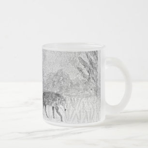 Tasse Givré OEuf animal sauvage Monochrome