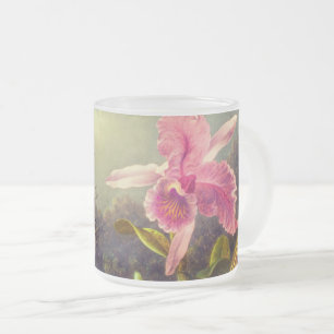 Tasse Givré Orchidée avec deux colibris Heade