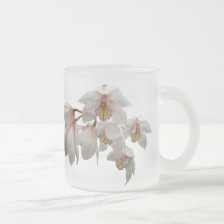 Tasse Givré Orchidées crèmes et roses