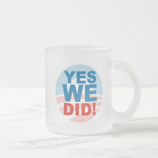 Tasse Givré Oui nous pouvons et oui nous avons fait