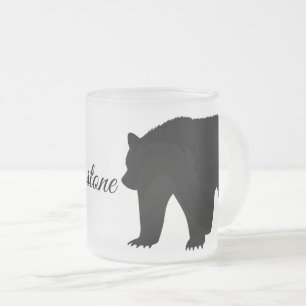 Tasse Givré Ours en verre givré
