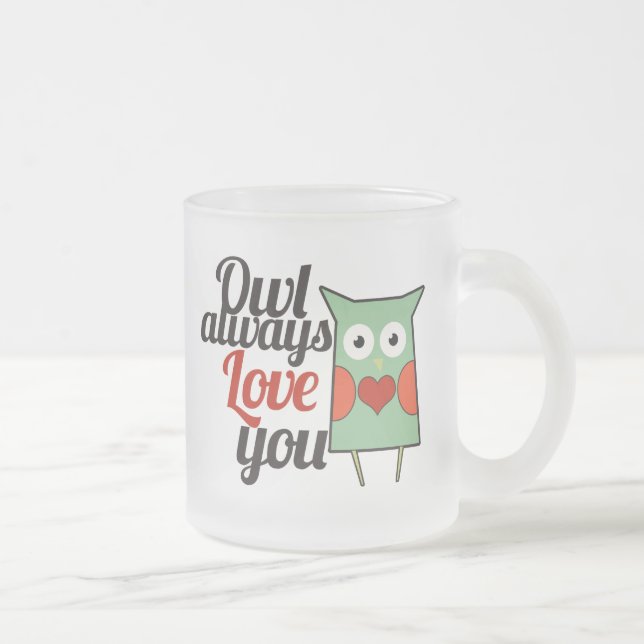 Tasse Givré Owl Love (Droit)