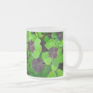 Tasse Givré Oxalis Feuille - Rouge et vert