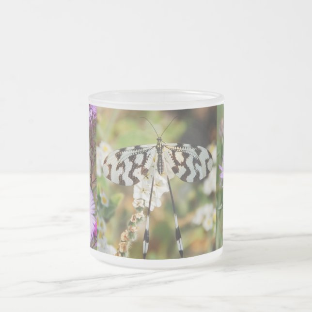 Tasse Givré Paix de wedding shower de fleurs de fleurs de (Centre)