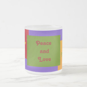 Tasse Givré Paix et amour de Paz y Amor