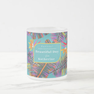 Tasse Givré Palm Paradise Turquoise