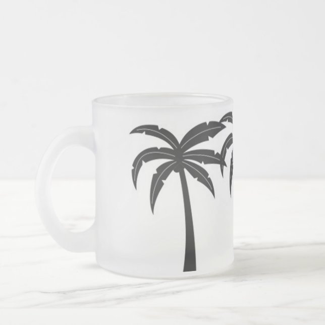Tasse Givré Palmiers tropicaux (Gauche)