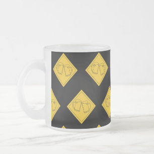 Tasse Givré Panneau pour les amateurs de bière