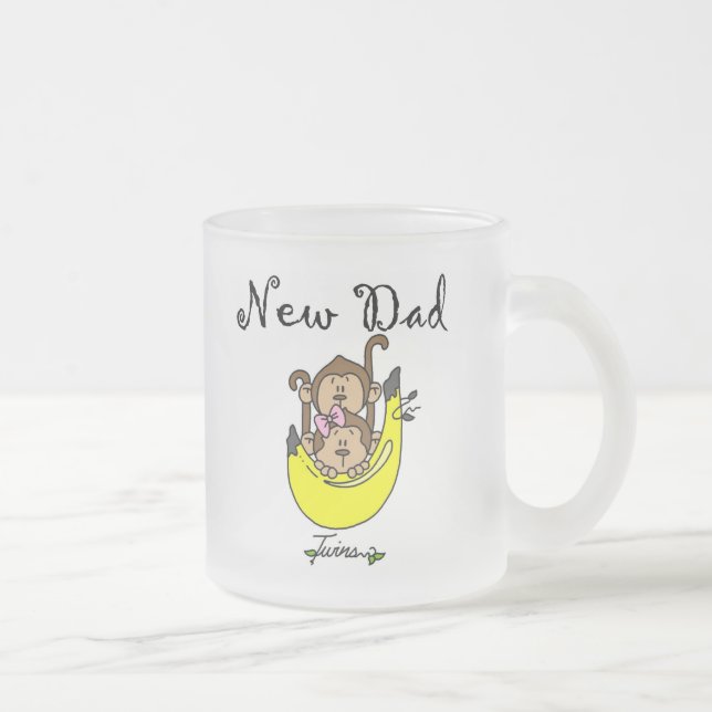 Tasse Givré Papa of Twins Boy and Girl Tshirts and Gifts (Droit)