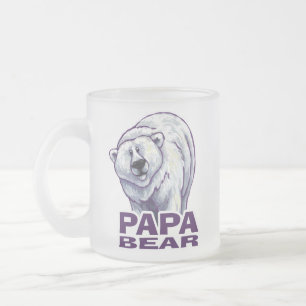 Tasse Givré Papa Polar Bear