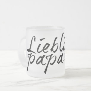 Tasse Givré Papa préféré - écriture noire 00001