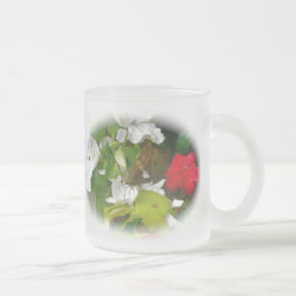 Tasse Givré Papillon à skipper tacheté en argent