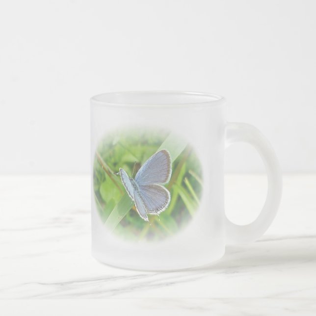 Tasse Givré Papillon bleu à queue orientale (Droit)