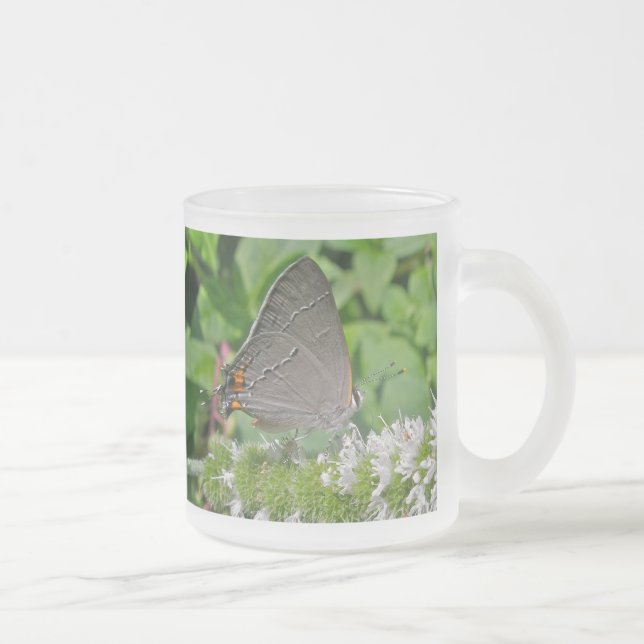 Tasse Givré Papillon gris Hairstreak (Droit)