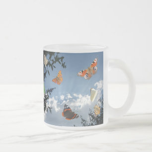 Tasse Givré Papillons hollandais Musique de verre glacé