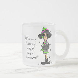 Tasse Givré Pas un fan d'hiver