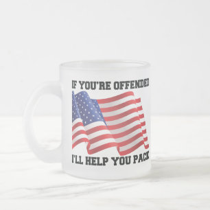 Tasse Givré patriote américain