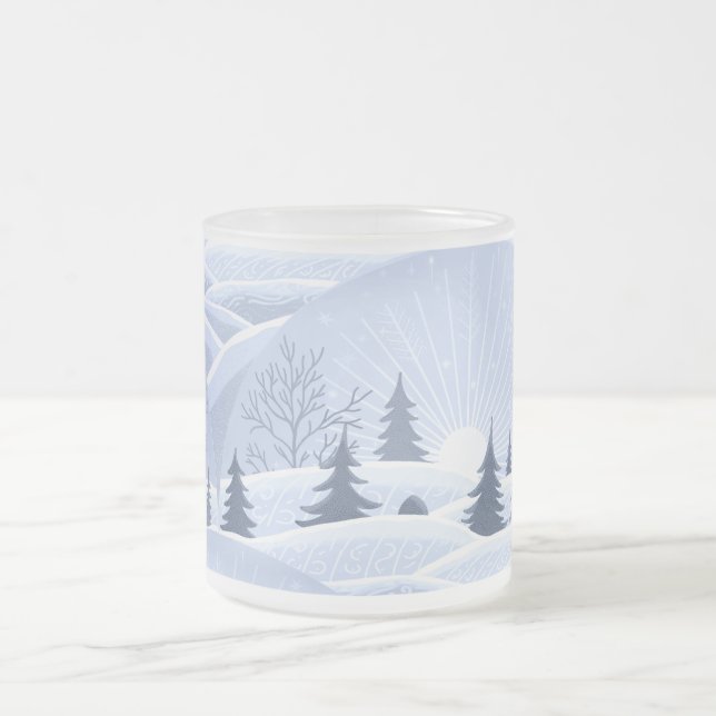 Tasse Givré Paysage hivernal (Centre)
