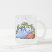 Pêche de la tortue marine Manatee sous la mer