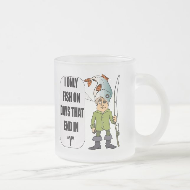 Tasse Givré Pêche du T-shirts et des cadeaux quotidiens (Droit)