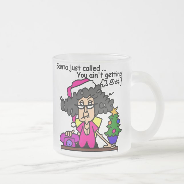 Tasse Givré Père Noël appelée (Droit)