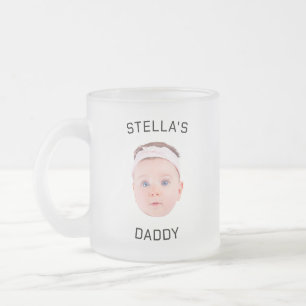 Tasse Givré Personnalisé Baby Face Photo Papa Cadeau